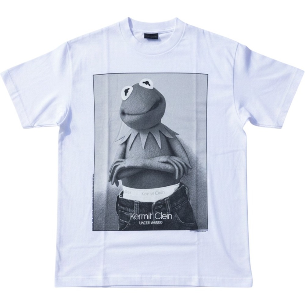 Vintage Kermit Clein Under Where Parody T-Shirt Men Large Changes Jim Henson USA